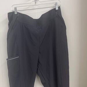 Infinity by Cherokee Women’s Scrub Pants XL Gray Jogger Cargo Pocket Stretch